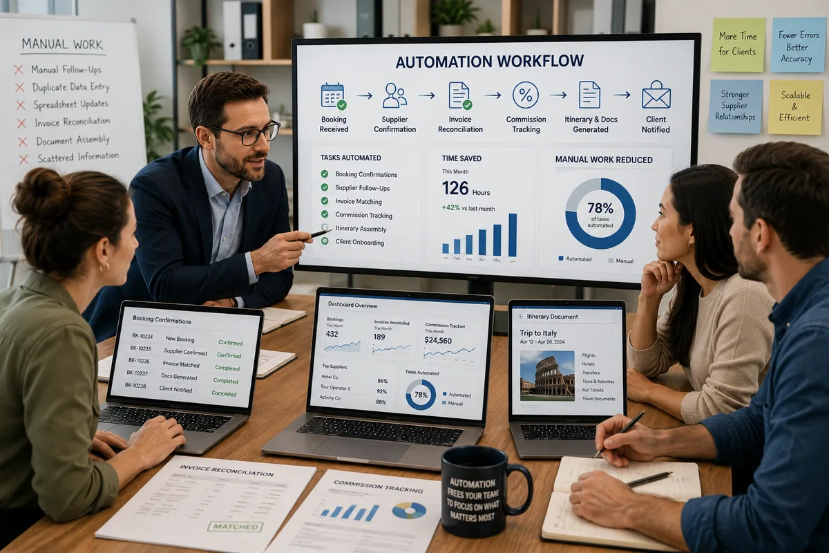 How Automation Can Reduce Manual Work for Travel Agencies