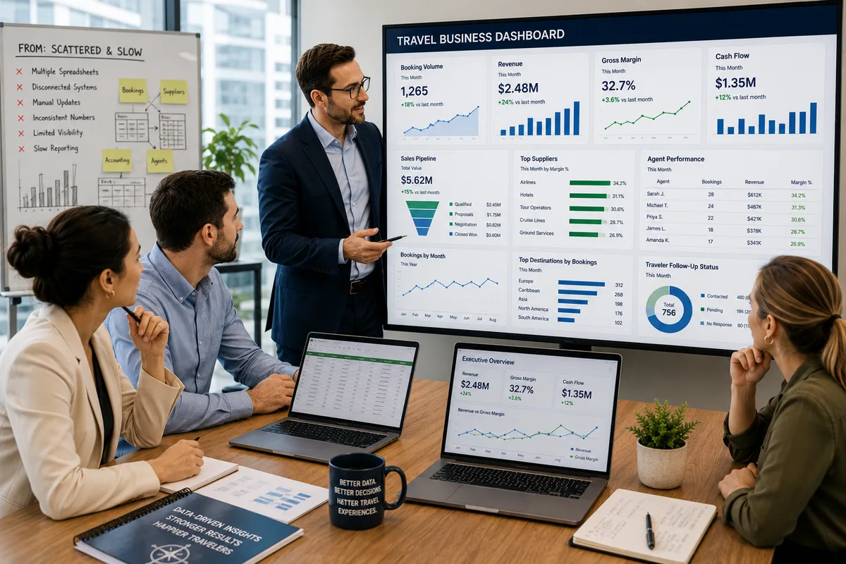 Why Travel Businesses Need Better Reporting Dashboards